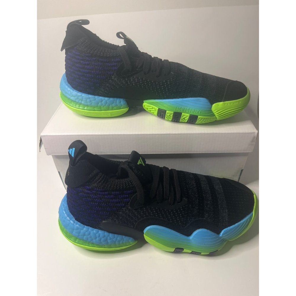 New Adidas Youth 6 Trae Young Multicolored Basketball Shoe